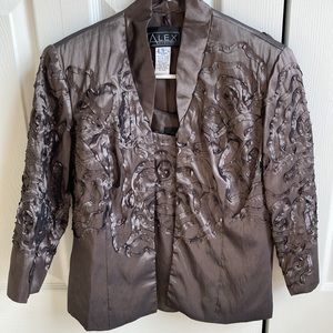 Alex Evenings Tank and Jacket, EUC